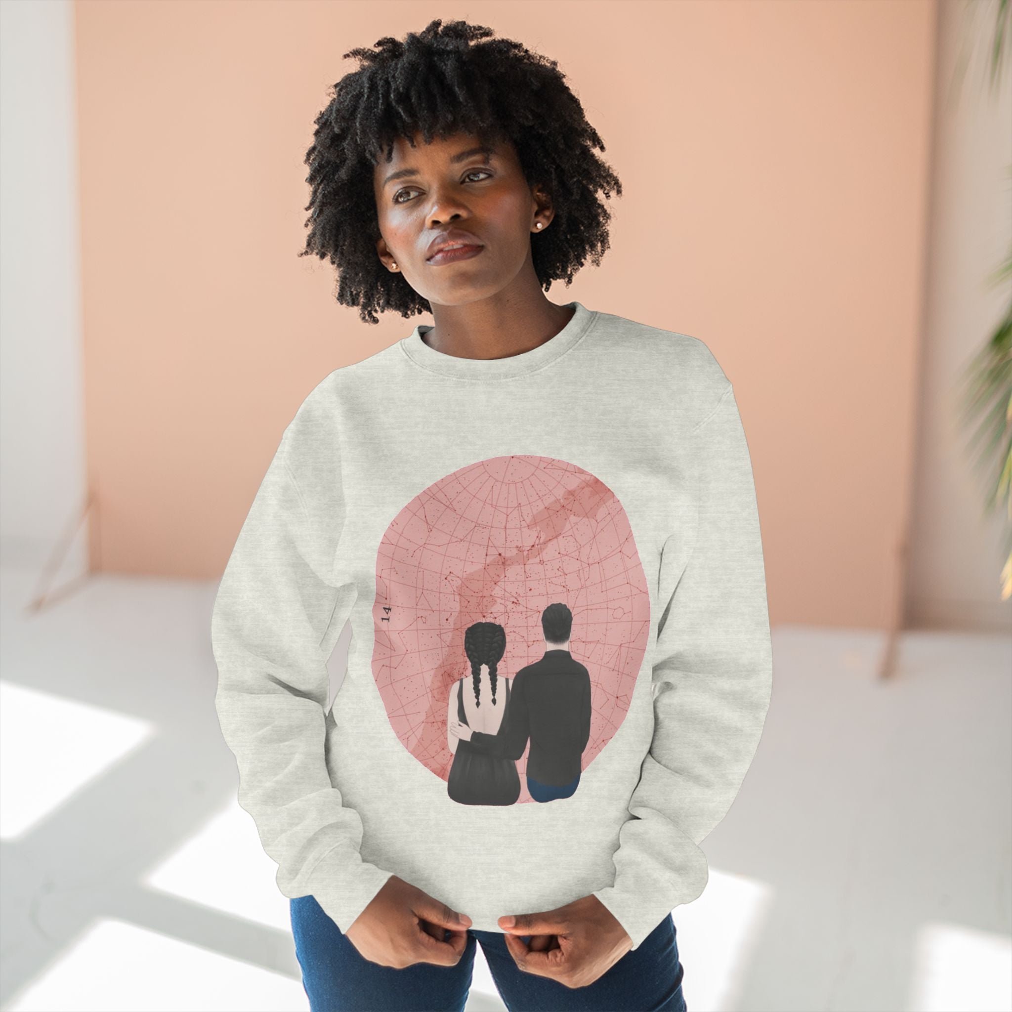 You Me and the Moon | Women's Midweight Cotton Tee